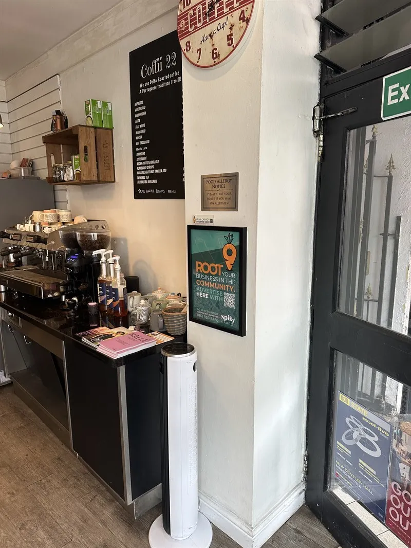 Advertise in Our Cafe – One of Altrincham's Hidden Gems! ad space on Spiky Carrot