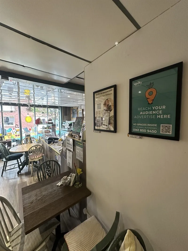advertise in our cafe & tea room