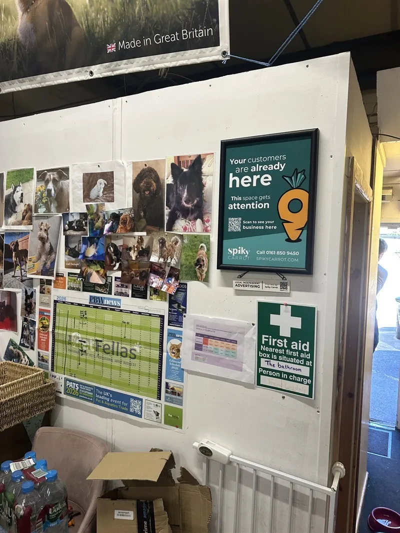 Advertise Where Pet Lovers Shop — Barking Mad, Sandbach ad space on Spiky Carrot