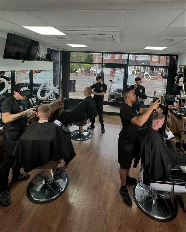 Advertise Your Business on Our 32-Inch Screen at Dilla Barbershop! ad space on Spiky Carrot