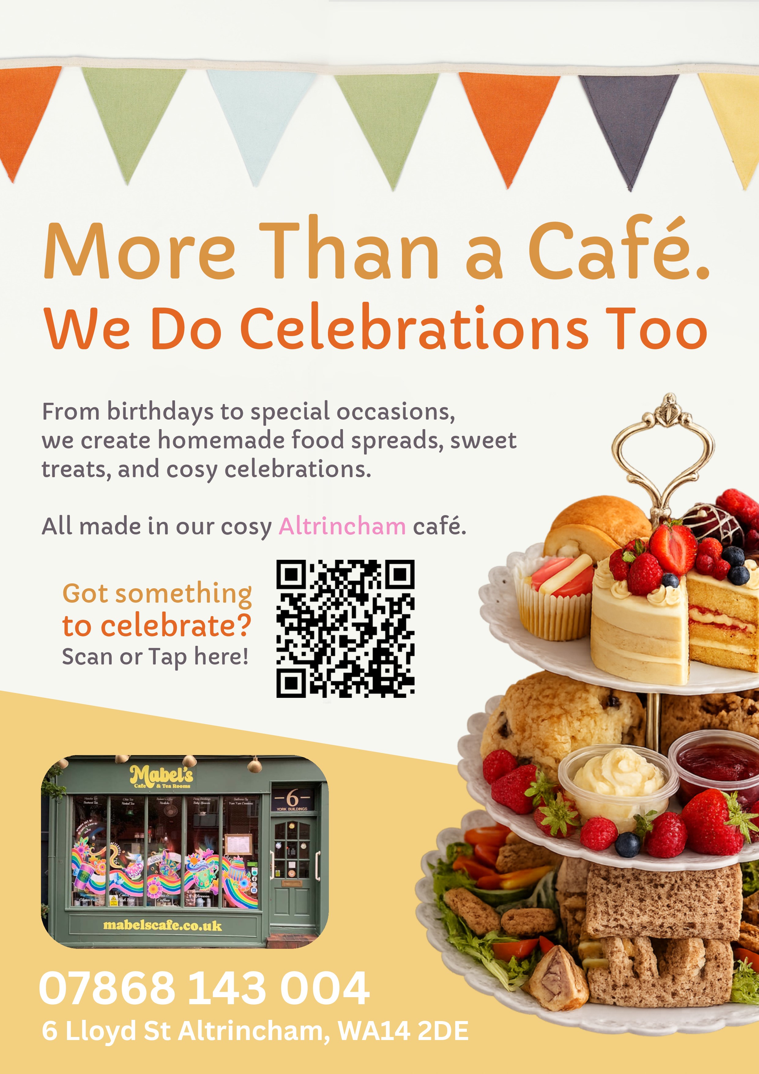 Poster example for Mabel's Cafe & Tea Room