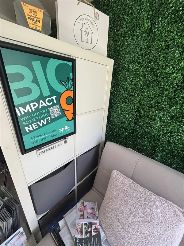 Oxygen for the Body, Visibility for Your Brand ad space on Spiky Carrot