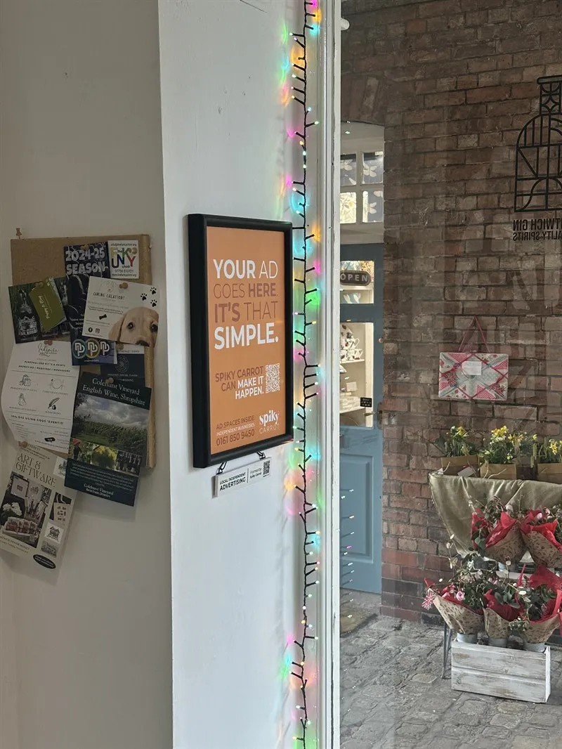 Raise Your Spirits: Advertise at Nantwich Gin ad space on Spiky Carrot