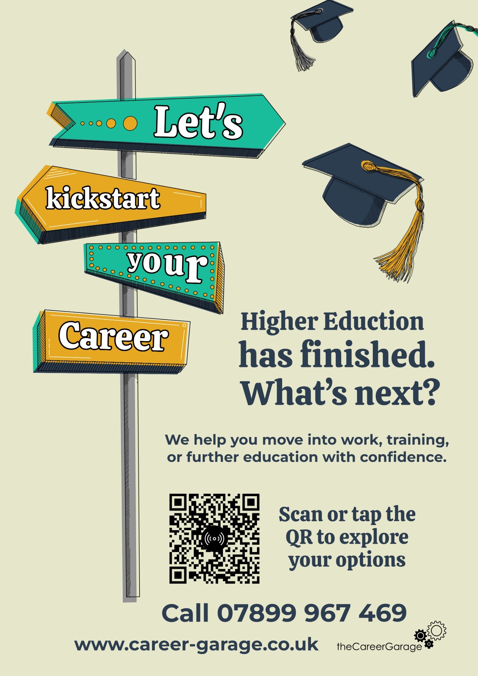 Poster example for The Career Garage