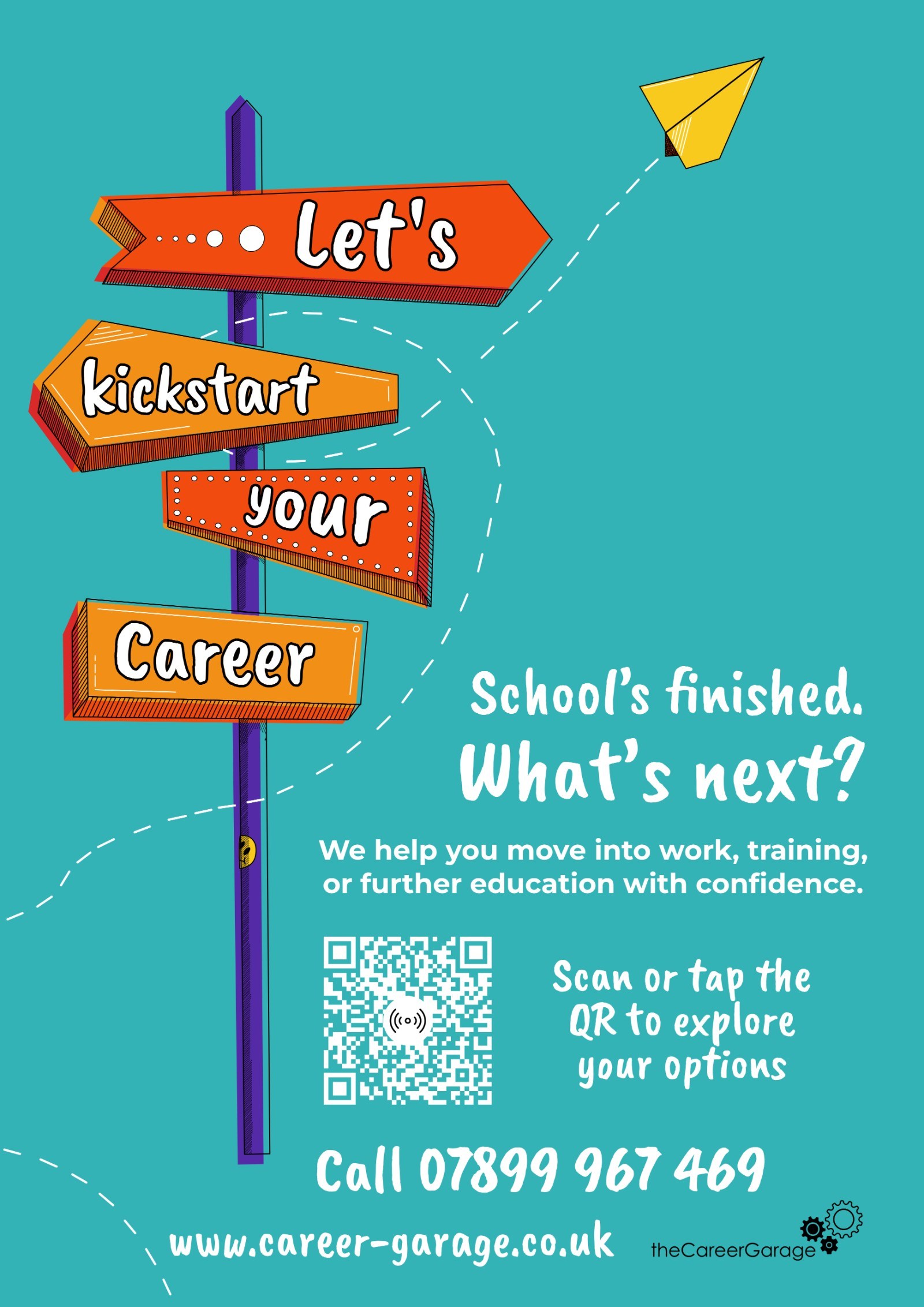 Poster example for The Career Garage