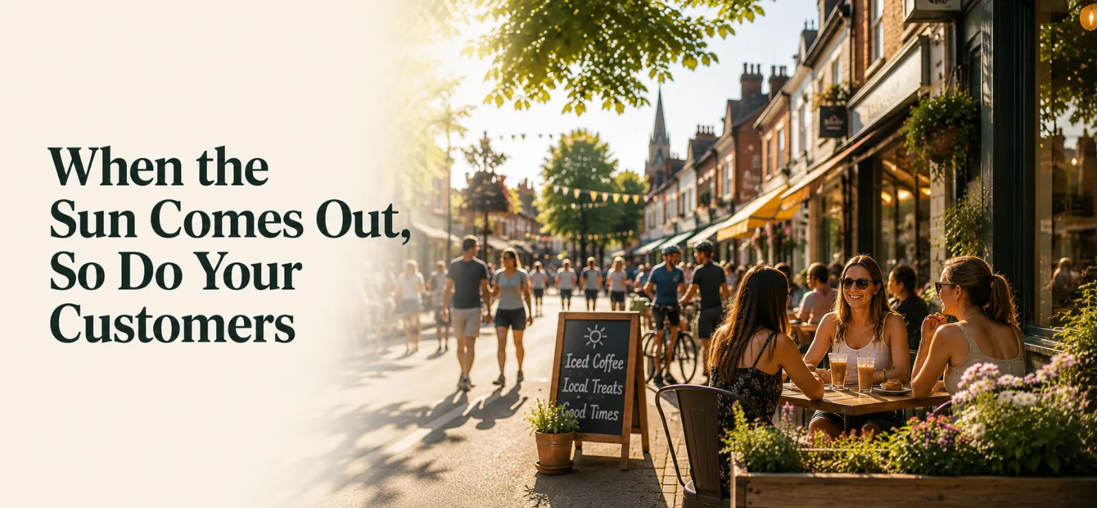When the Sun Comes Out, So Do Your Customers